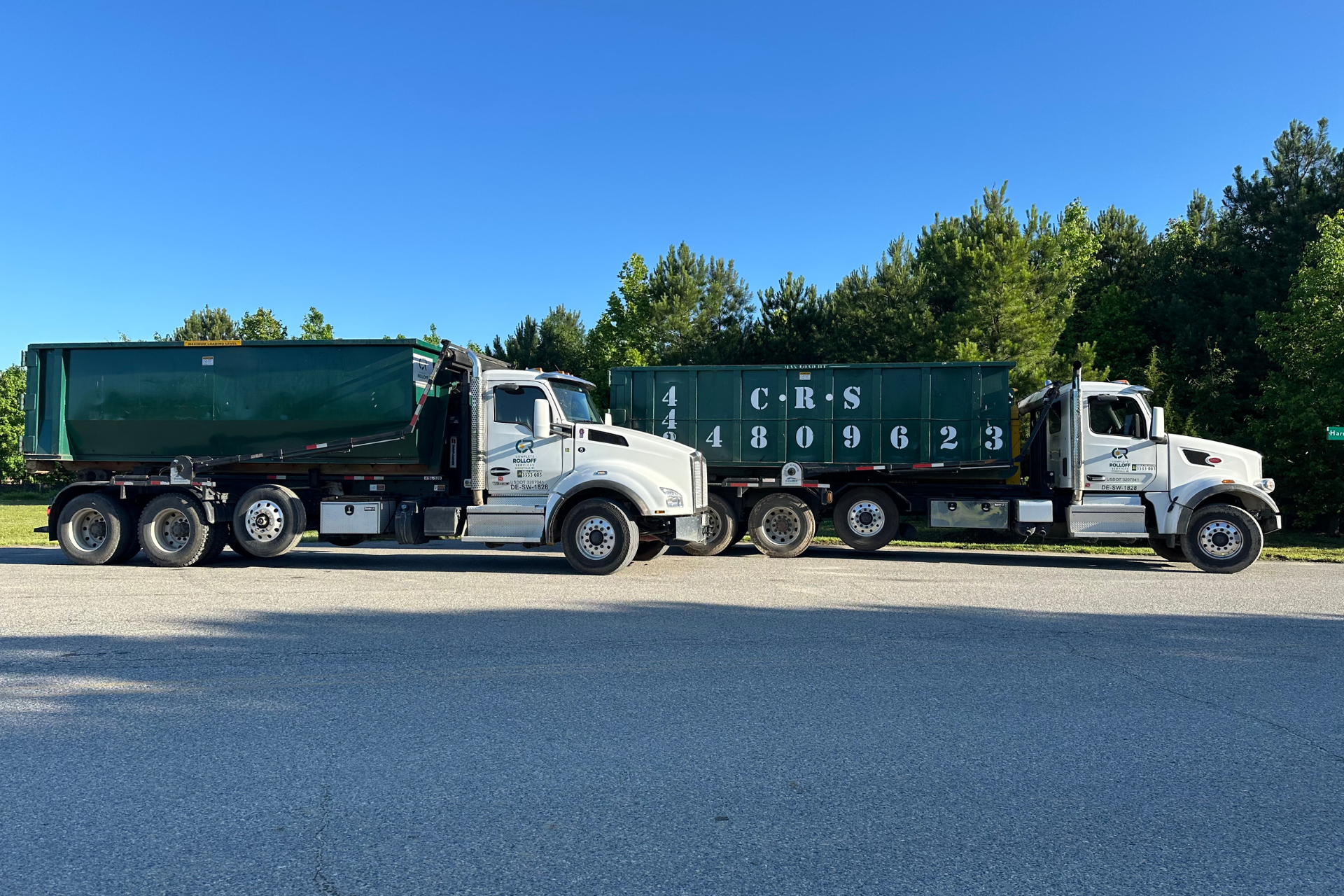 Maryland dumpster rental delivery by Complete Rolloff Services